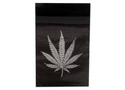 Σακουλάκι Ασφαλείας Zip - Black Leaf (60x80mm)