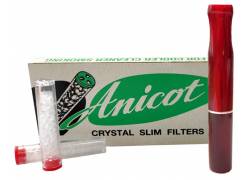 Πίπα Τσιγάρου Luxor Μπορντό Για Extra Slim 5.7mm Τσιγάρα