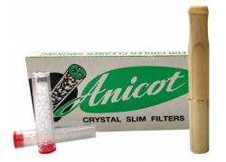 Πίπα Τσιγάρου Luxor Εκρού Για Extra Slim 5.7mm Τσιγάρα