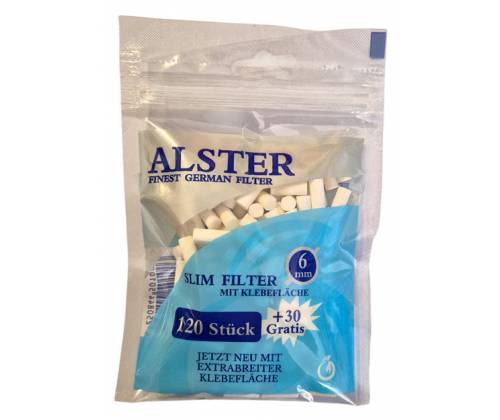 Alster Φιλτράκια Σακουλάκι - 6.0mm Slim 150φ. - 20τεμ. - Τιμή: 9,90€