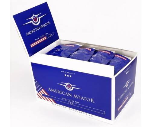 American Aviator Φιλτράκια - Slim 6mm 120τεμ. - Τιμή: 0,58€