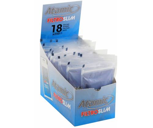 Atomic Φιλτράκια Σακουλάκι - Slim 250 - 18τεμ. - Τιμή: 11,34€