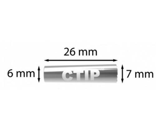 Metallic Tapered Filter Ctip Slim 25 Activated Carbon 6-7mm -  Price: 5,70€