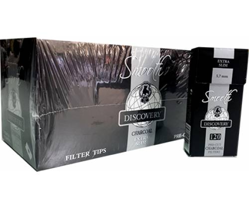 Discovery Smooth Φιλτράκια Άνθρακα - Extra Slim 20τεμ. - Τιμή: 11,45€