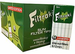 Filtraki Φιλτράκια Pocket Slim 60τεμ. Συσκευασία με 20τεμ.