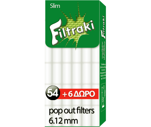 Filtraki Filter Tips Pocket - Slim -  Price: 0,24€
