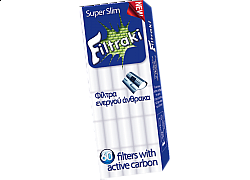 Filtraki Φιλτράκια Pocket Super Slim με Άνθρακα