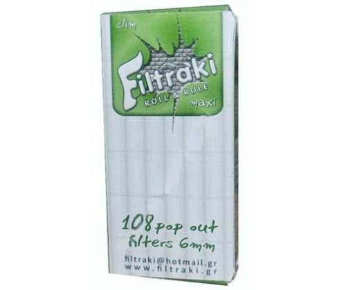 Filtraki Φιλτράκια Slim 108τεμ. Συσκευασία με 20τεμ. - Τιμή: 7,60€