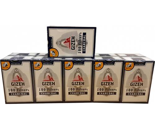 GIZEH Φιλτράκια - Άνθρακας Regular 10τεμ. - Τιμή: 7,50€