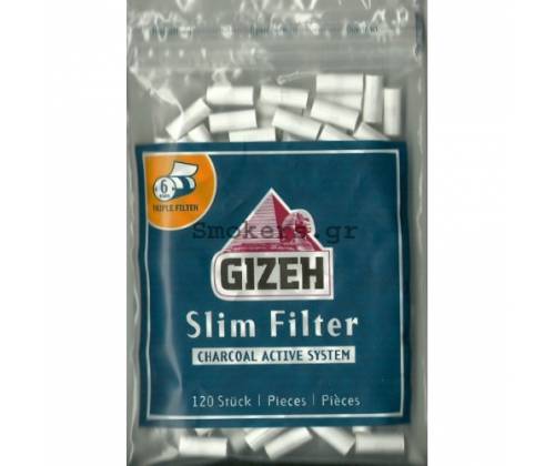 GIZEH Φιλτράκια - Άνθρακας Slim - Τιμή: 0,83€