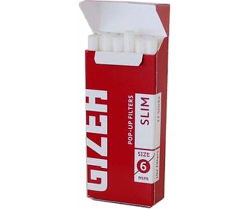 GIZEH Φιλτράκια - Slim σε Σελοφάν 10τεμ. - Τιμή: 4,70€