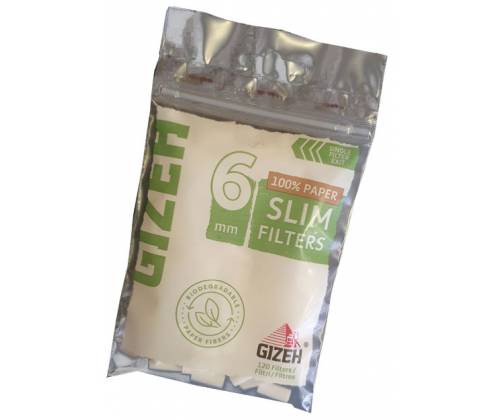 GIZEH Φιλτράκια - Βιοδιασπώμενα Βιο Slim - Τιμή: 0,70€