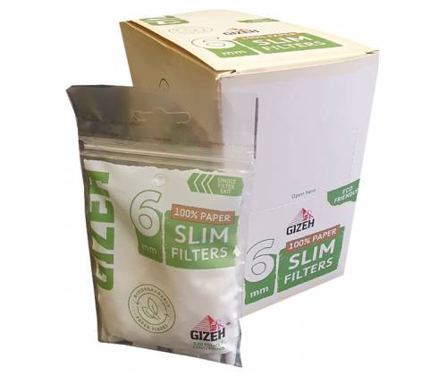 GIZEH Φιλτράκια - Βιοδιασπώμενα Βιο Slim - Τιμή: 0,70€