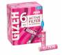 Ανταλλακτικό Φίλτρο Gizeh Extra Slim 34 Ενεργού Ανθρακα 6mm - Ροζ - Τιμή: 5,40€