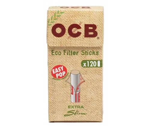 OCB Φιλτράκια  Eco Βιοδιασπώμενο 120 - Extra Slim 20τεμ. - Τιμή: 9,60€