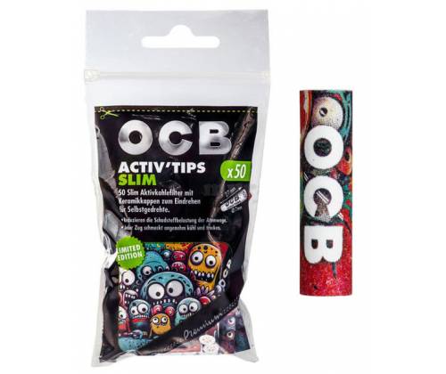 Filter OCB Slim 50 Bag Activated Carbon 7mm Faces - Limited Edition -  Price: 8,40€