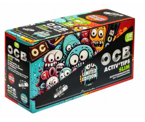 Filter OCB Slim 50 Bag Activated Carbon 7mm Faces - Limited Edition -  Price: 8,40€