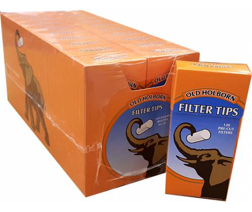 Old Holborn Filter Tips - Extra Slim 20pcs -  Price: 8,60€