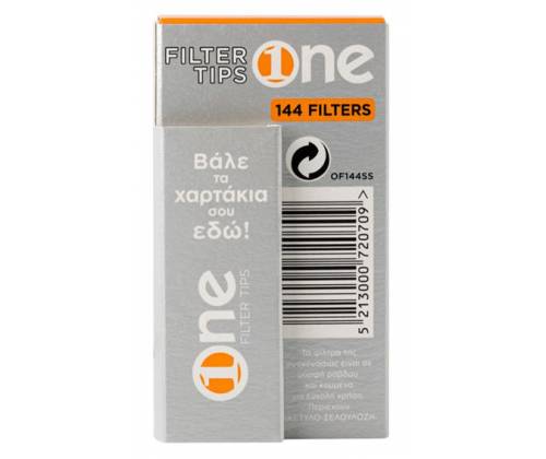 One Φιλτράκια Extra Slim 5.7mm - 144φ. - Τιμή: 0,55€