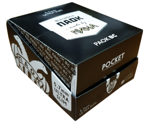 ΠΑΟΚ Φιλτράκια Pocket - Ultra Slim - Τιμή: 0,26€