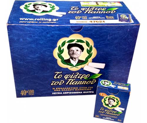 Του Παππού Φιλτράκια (47621) - Regular - 8mm 40τεμ. - Τιμή: 28,00€