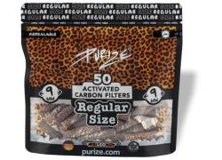 Purize Regular 50 Activated Carbon Filter 9mm Leopard - Brown