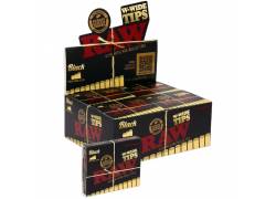 RAW Pre-Rolled Tips Τζιβάνα Black Regular- Προτυλιγμένη 20τεμ