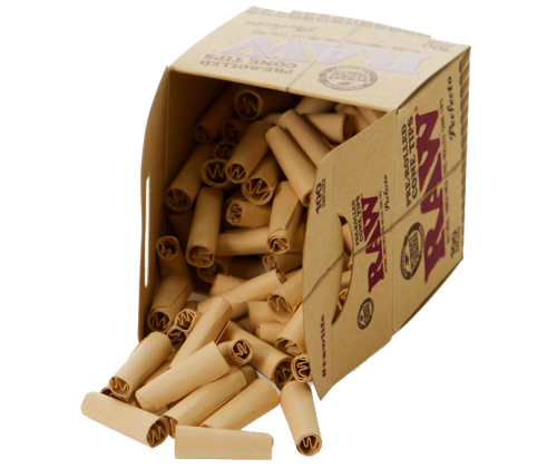 RAW Box Pre-Rolled Cone Tips Τζιβάνα - Κωνική Προτυλιγμένη - Τιμή: 5,25€