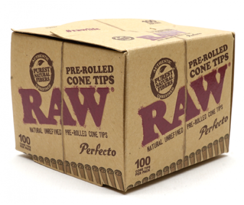 RAW Box Pre-Rolled Cone Tips Τζιβάνα - Κωνική Προτυλιγμένη - Τιμή: 5,25€