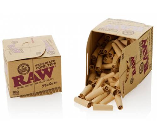 RAW Box Pre-Rolled Cone Tips Τζιβάνα - Κωνική Προτυλιγμένη - Τιμή: 5,25€