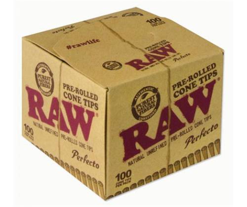 RAW Box Pre-Rolled Cone Tips Τζιβάνα - Κωνική Προτυλιγμένη - Τιμή: 5,25€