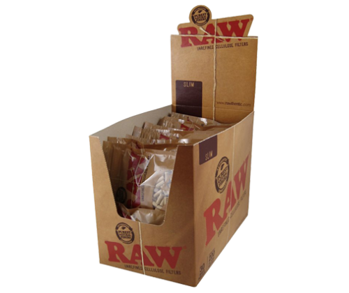 RAW Cellulose Φιλτράκια - Ακατέργαστης Κυτταρίνης Slim - Τιμή: 0,80€