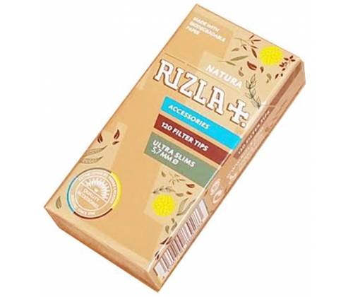 RIZLA Natura Φιλτράκια - Ακατέργαστο - Ultra Slim - Τιμή: 0,49€