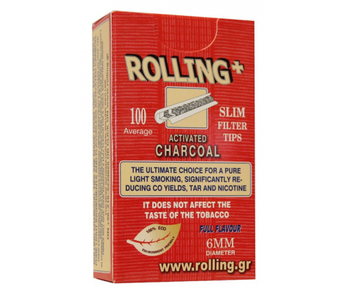 Rolling Φιλτράκια - Άνθρακας - Slim - Τιμή: 0,65€