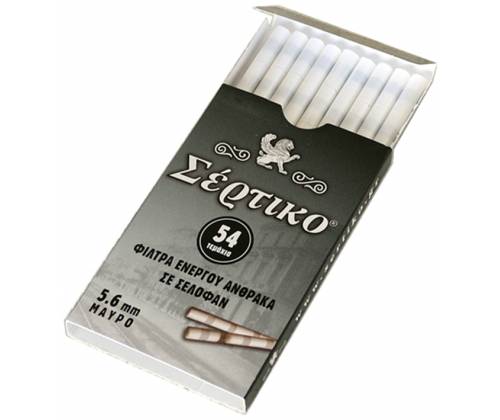 Σέρτικο Φιλτράκια - Pocket Άνθρακας - Ultra Slim - Τιμή: 0,28€