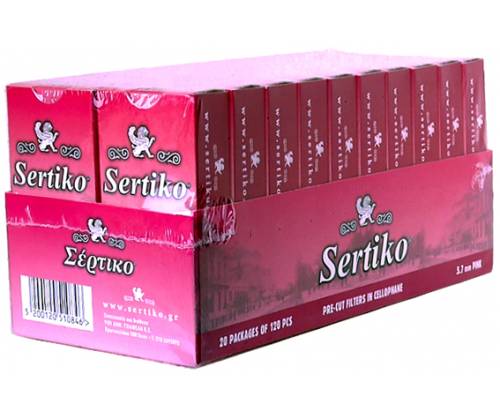 Σέρτικο Φιλτράκια Ροζ - Ultra Slim 20τεμ. - Τιμή: 8,20€