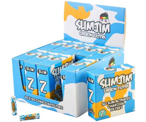 Φίλτρο Slim Jim 50 Ενεργού Ανθρακα 7.0mm - Splash Edition - Τιμή: 8,90€