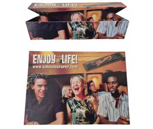 Smoking Χάρτινο Δισκάκι Card Postal - Σχέδιο Enjoy Life - Τιμή: 0,35€