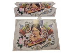 Smoking Χάρτινο Δισκάκι Stand Card Postal - Σχέδιο Lady