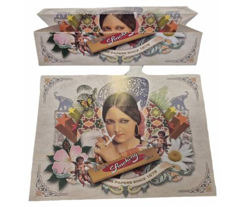 Smoking Χάρτινο Δισκάκι Card Postal - Σχέδιο Lady - Τιμή: 0,35€