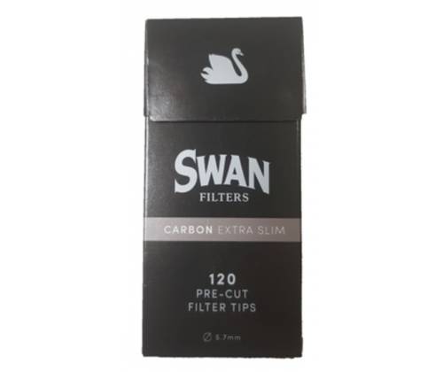SWAN Φιλτράκια Carbon Ανθρακας - Extra Slim - Τιμή: 0,65€