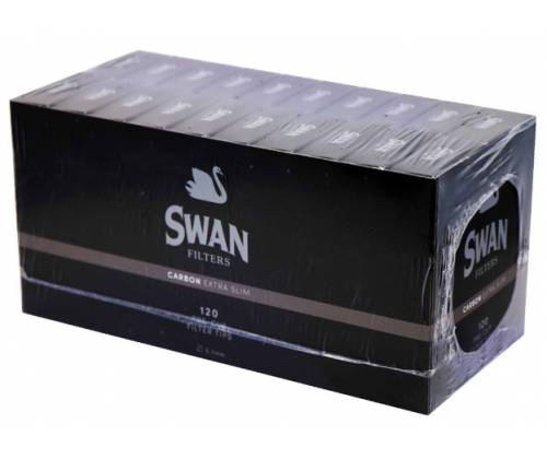SWAN Φιλτράκια Carbon Ανθρακας - Extra Slim - Τιμή: 0,65€