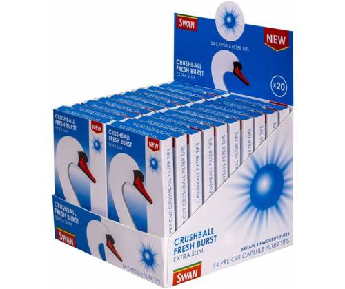 Swan Φιλτράκια - Fresh Burst - Κάψουλα Μέντας - Ultra Slim - Τιμή: 1,65€