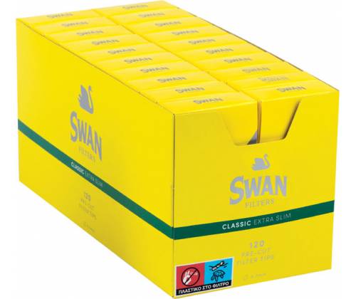 SWAN Φιλτράκια Κίτρινο - Extra Slim - Τιμή: 0,42€