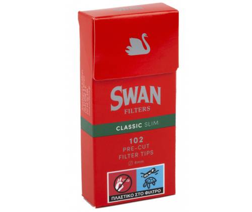 SWAN Φιλτράκια Κόκκινο - Slim - Τιμή: 0,45€