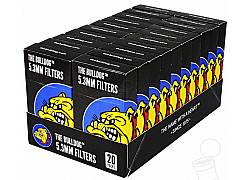 The Bulldog Φιλτράκια σε κουτί Μαύρο - Ultra Slim 5.3mm 20τεμ.