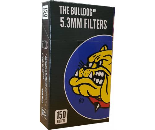 The Bulldog Φιλτράκια σε κουτί Μαύρο - Ultra Slim - Τιμή: 1,50€