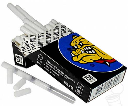 The Bulldog Φιλτράκια σε κουτί Μαύρο - Ultra Slim 20τεμ. - Τιμή: 30,00€