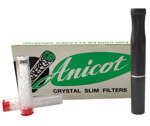 Πίπα Τσιγάρου Luxor Μαύρο Για Slim 6mm Τσιγάρα - Τιμή: 14,90€