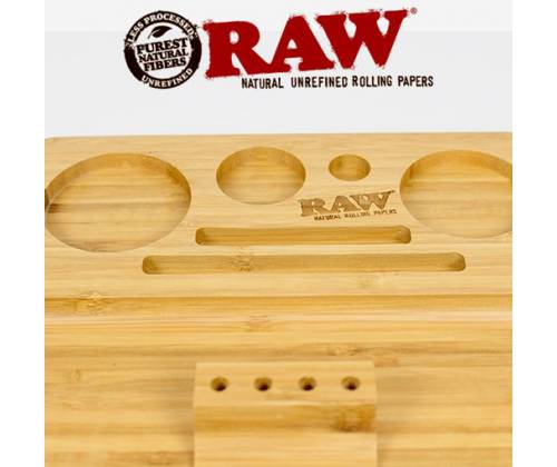 Raw Bamboo Rolling Tray (22x21cm) -  Price: 19,90€